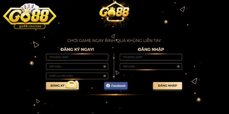 Cách thức đăng ký tại Go88 cổng game đại gia rất đơn giản